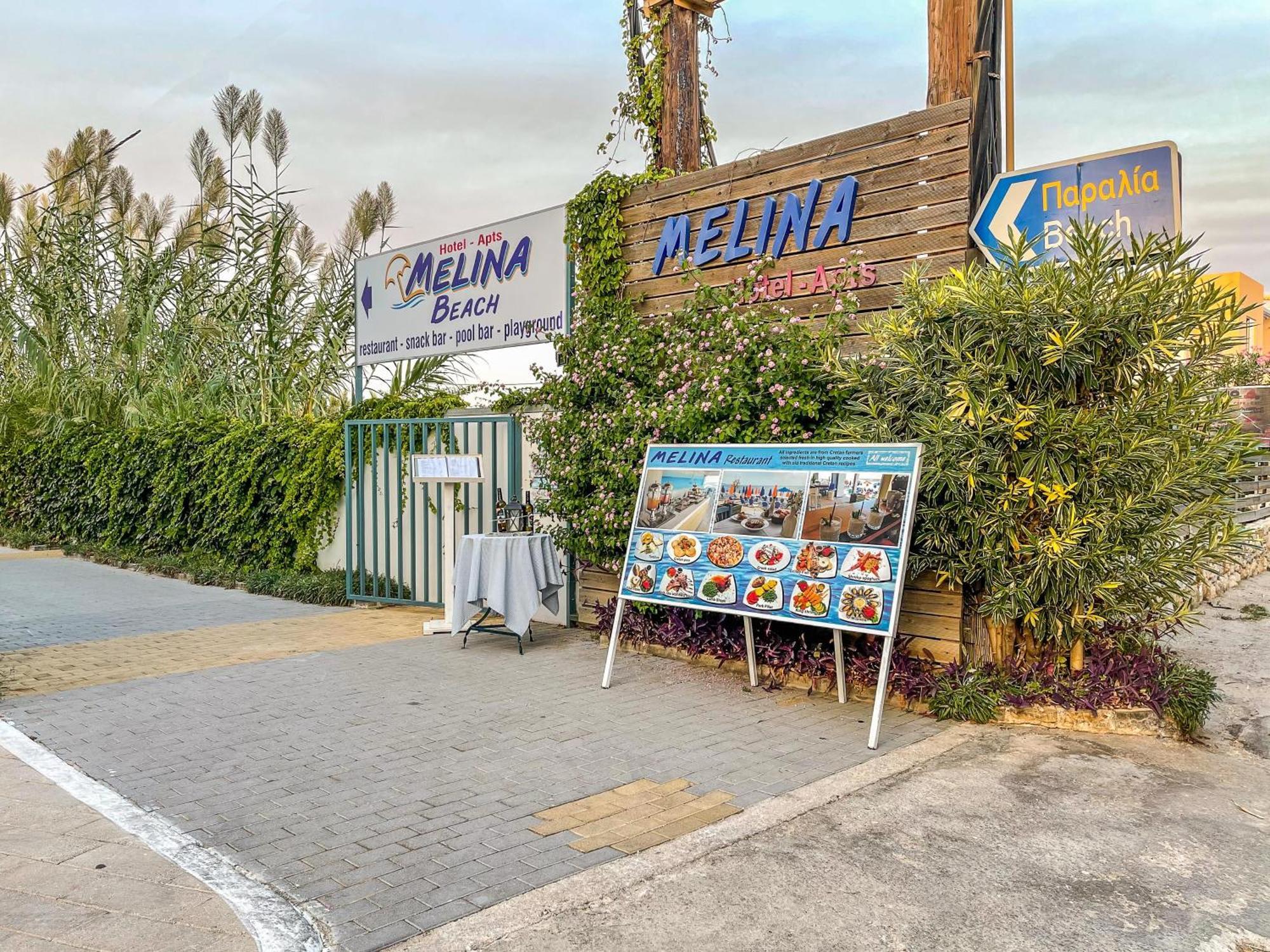 Melina Beach Platanias  Exterior photo